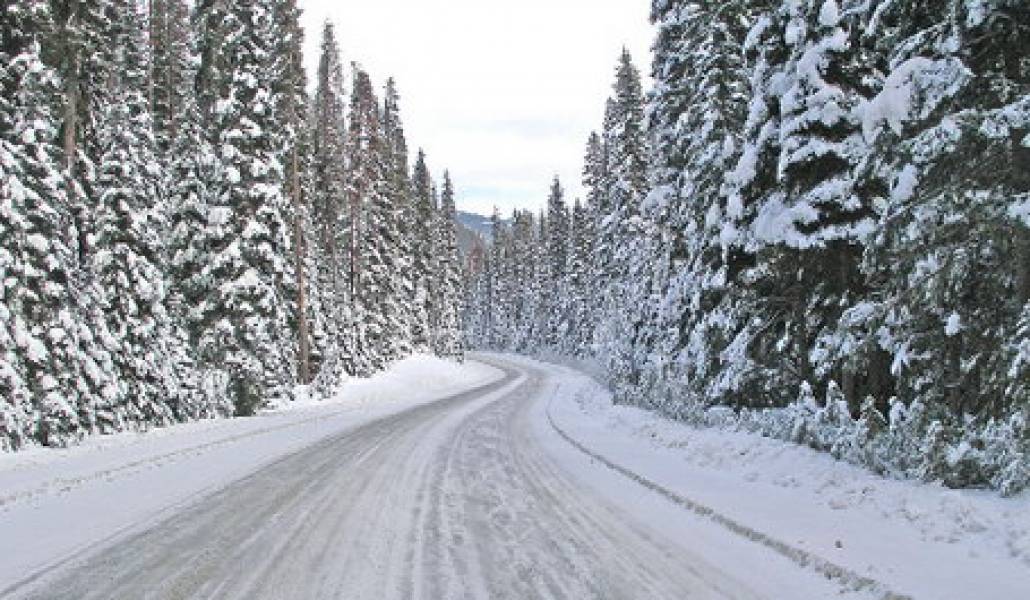 snow-road