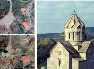 Ադրբեջանցիները հիմնահատակ ոչնչացրել են Բերձորի Սբ. Համբարձում եկեղեցին