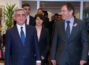 Սերժ Սարգսյանը ելույթ է ունենում Ստրասբուրգում