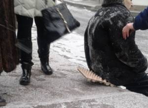 Տղամարդն անզոր ընկել էր սառույցին
