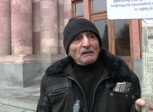 Անօթեւան ազատամարտիկը ակցիա էր անում