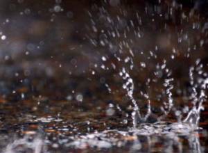 Precipitations on roads