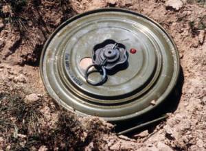 A soldier died of mine explosion