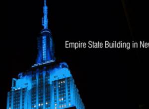 Здание Оперы сегодня будет подсвечено синим цветом