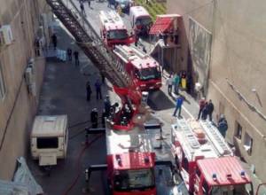 Горит здание телекомпании "Армения"