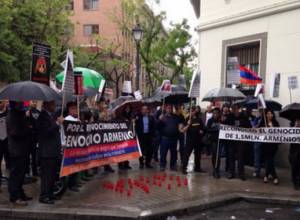 Protest in Madrid