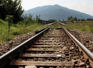 Employees of Gyumrti's  locomotive depot protest against pay cuts