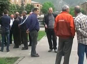 Vanadzor Chimprom employees demand their unpaid salaries