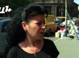 Мусорная свалка в центре Еревана