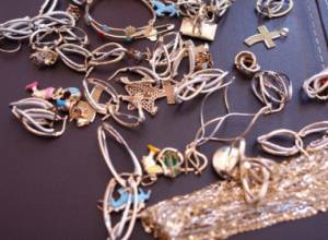 Stole jewelry from fellow villagers