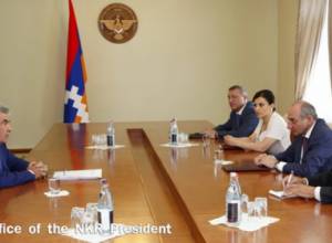 Artsakh President receives Chairman of Armenian Constitutional Court 