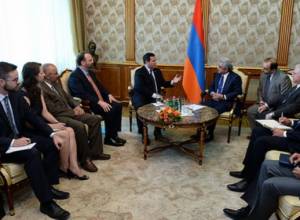 Высокопоставленный гость в резиденции президента