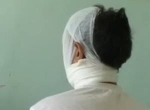 17 years old injured boy was taken to hospital