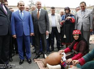 Hovik Abrahamyan at “Armprodexpo- 2014”