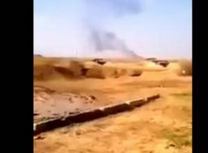 New footage from the crash site of Armenian helicopter