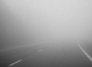 Rain and mist on some roads