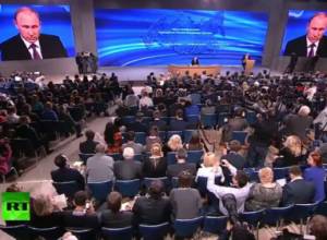 Press Conference of Vladimir Putin at 13:00