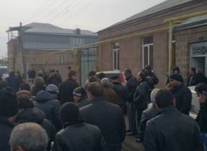 Spontaneous rally in Gyumri