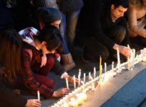 Жители Гюмри направляются к 102-ой российской военной базе