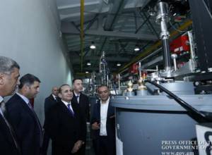 Овик Абраамян посетил производящее сапфир предприятие “Астра Кристалс”