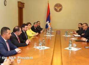 Artsakh President receives members of EU-Armenia parliamentary commission
