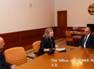 Artsakh President receives Czech journalist Petra Procházková