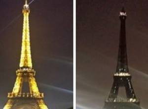 Eiffel Tower lights switched off in commemoration of Genocide victims