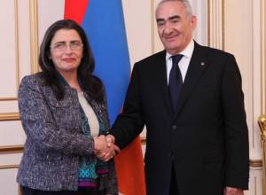 Galust Sahakyan receives the Deputy Speaker of the Swedish Parliament