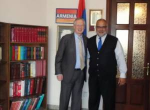 Raffi Hovannisian receives outgoing German Ambassador