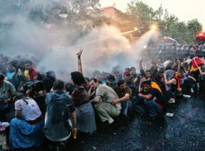 Police break RFE/RL camera during 'special operation' on Baghramyan Avenue