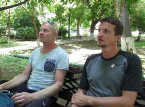 After walking 4000 km foreign travelers reached Armenia