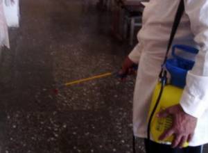 В УИУ дезинфекционные работы