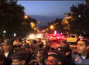Situation again tense on Baghramyan Avenue