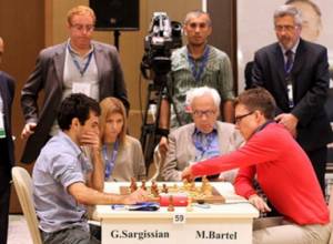 Baku World Cup: Gabriel Sargissian advances to next round after tense game