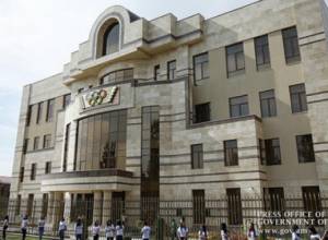 Hovik Abrahamyan attends opening of Olympic Village