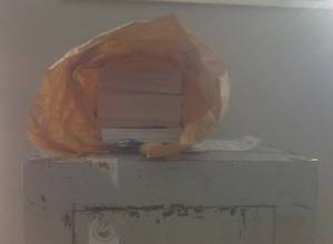 Ballot papers were on the safe