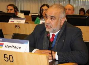 Raffi Hovhannisian addresses European partners