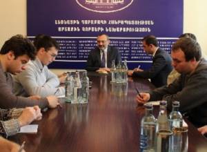NKR Foreign Minister received Hungarian students