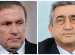Serzh Sargsyan meets with first President of the RA Levon Ter-Petrosyan