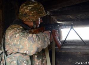 Adversary opened fire in the direction of Armenian positions