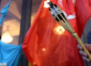 Torchlight procession starts in Yerevan: Participants burn flags of Turkey and Azerbaijan