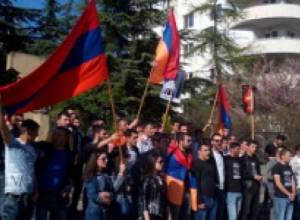 Rally staged outside Turkish Embassy in Tbilisi despite Municipality ban