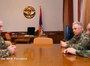 Bako Sahakyan, Yuri Khachaturov discuss Azerbaijan's recent aggression
