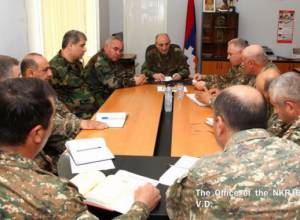 Bako Sahakyan visits NKR southern borderline