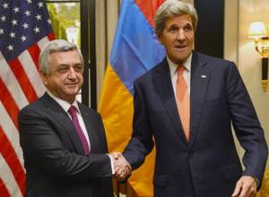Kerry-Sargsyan meeting gets underway in Vienna