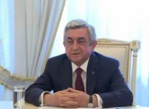 Serzh Sargsyan receives members of EEU Intergovernmental Council