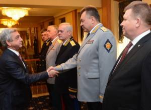 Serzh Sargsyan visits Embassy of the Russian Federation