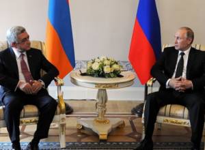 Putin, Sargsyan meet in St. Petersburg