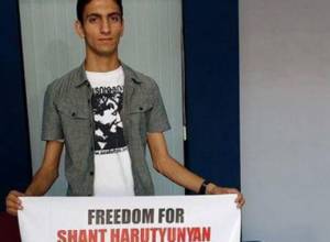 Shahen Harutyunyan is in police station