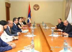 Bako Sahakyan receives Artak Shaboyan